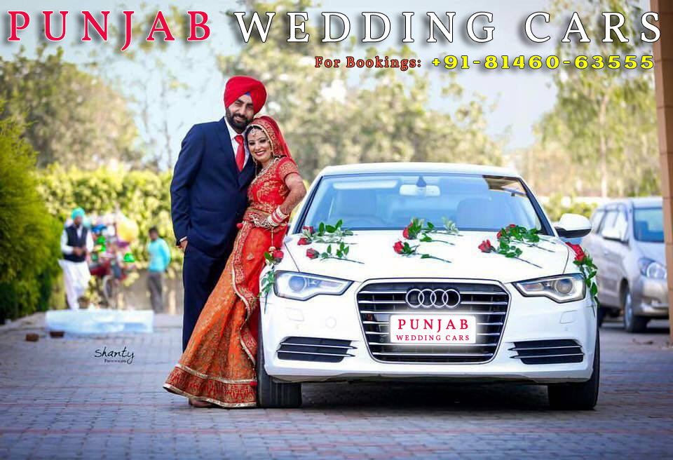 COUPLES - Newly Married Couple with Punjab Wedding Cars Available in Chandigarh, Jalandhar, Ludhiana, Amritsar, Barnala, Bathinda, Hoshiarpur, Faridkot, Fatehgarh Sahib, Fazilka, Firozpur, Gurdaspur, Kapurthala, Mansa, Moga, Ajitgarh, Ropar, Muktsar, Shahid Bhagat Singh Nagar(first known as Nawan Shahr), Sangrur, Patiala, Pathankot, Tarn Taran